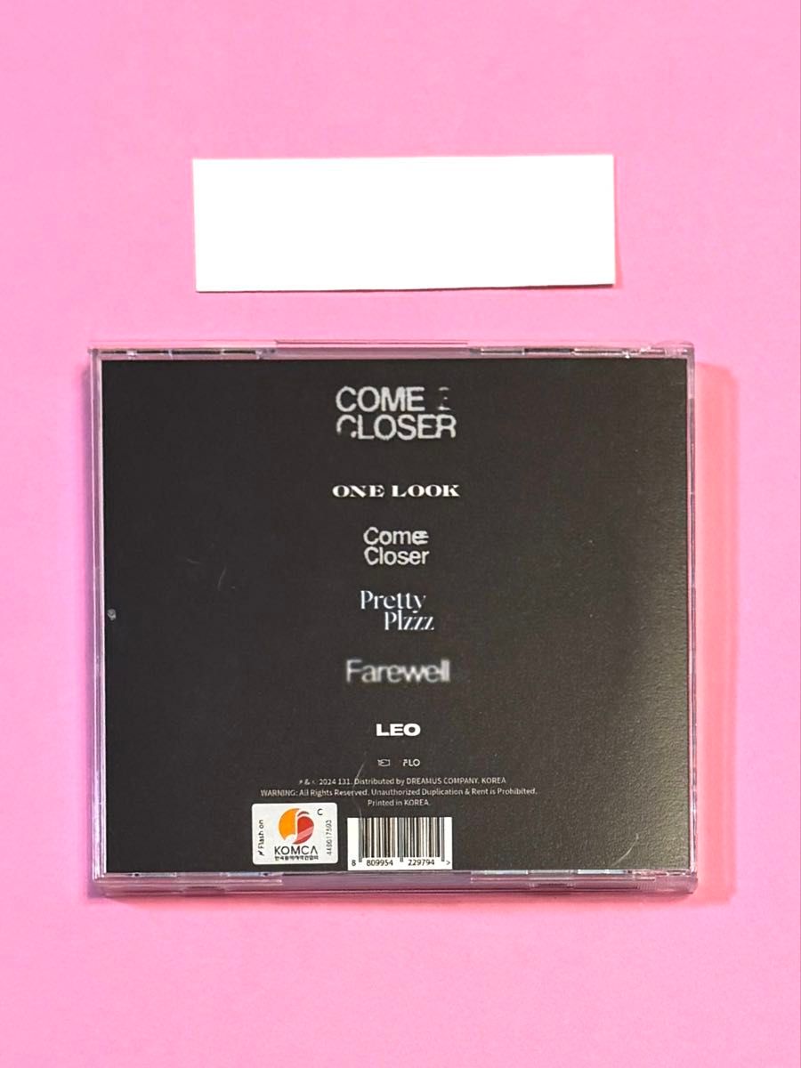 イリオ リオ COME CLOSER ソロ アルバム CD ステッカー ボイプラ