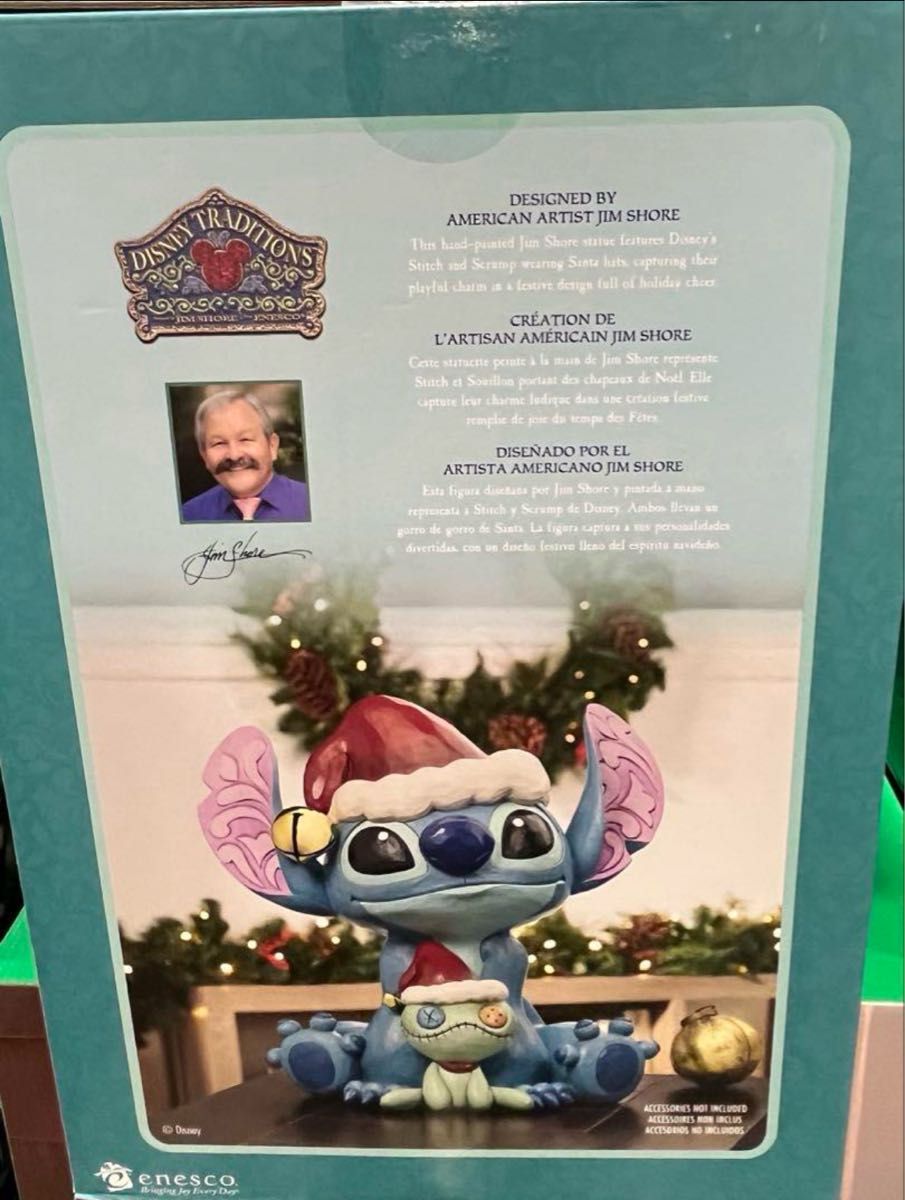 スティッチ スクランプ クリスマス 置物 ジム ショアJim Shore