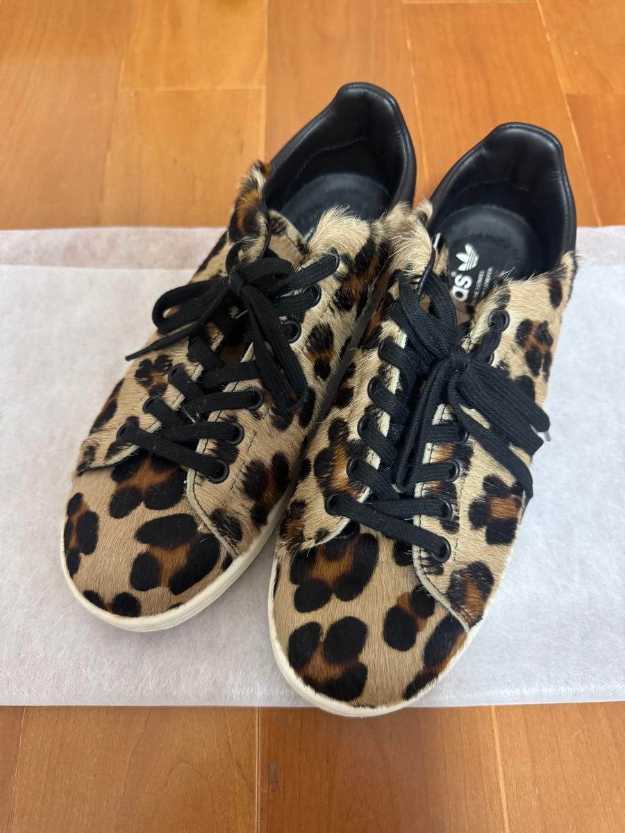 adidas アディダス スタンスミスレオパード ヒョウ柄 24 5cm ハラコ