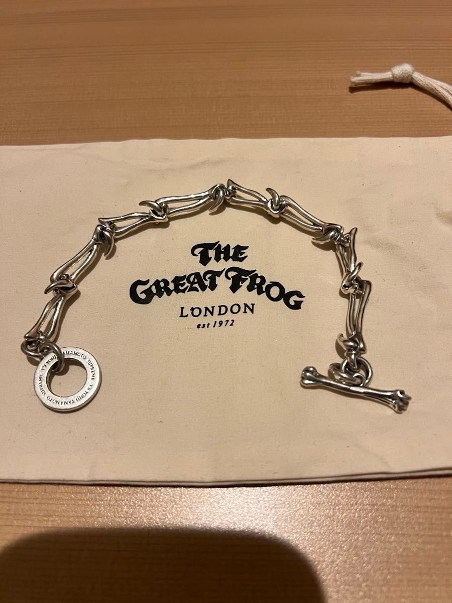 国内店舗 Supreme x Y's by Yohji Yamamoto Silver Bracelet 