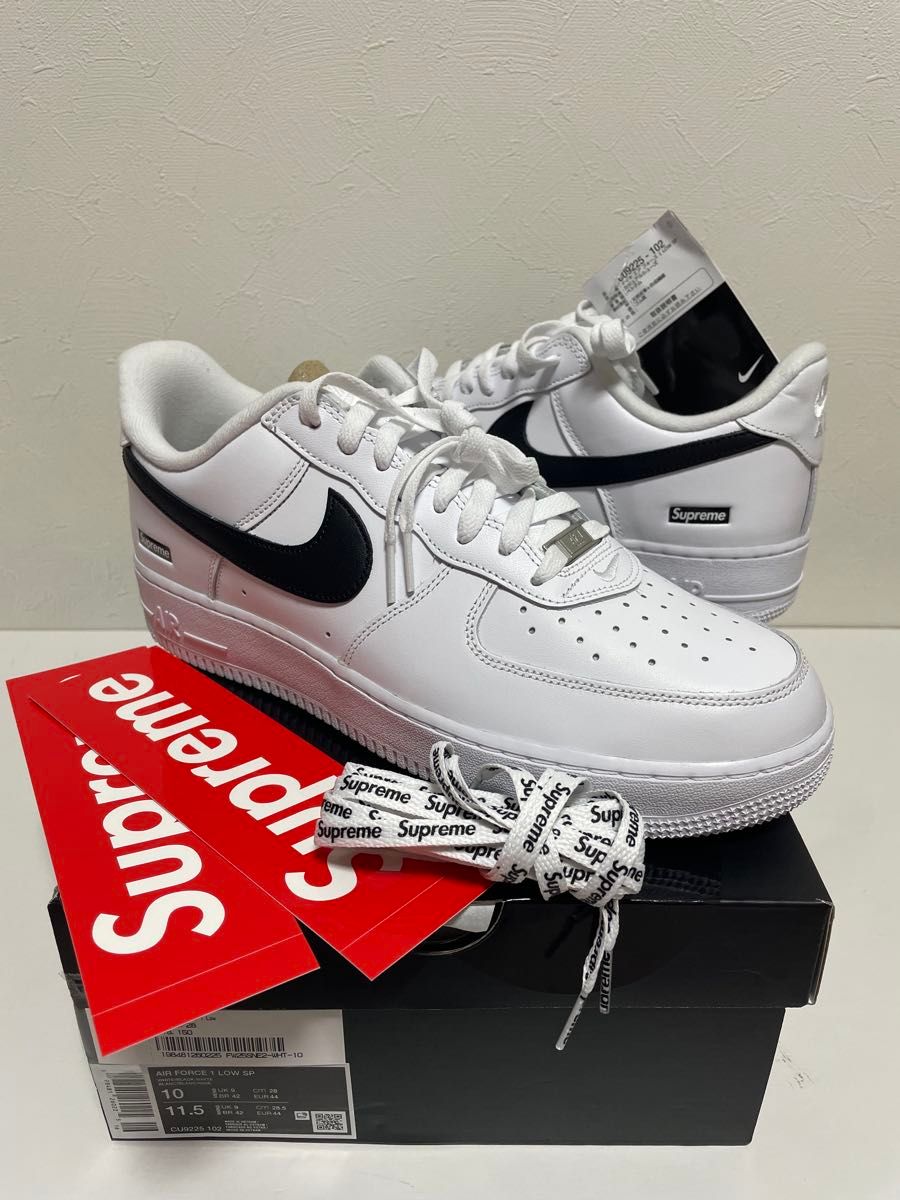 新品 28cn シュプリーム Supreme Nike Air Force 1 Low White ナイキ