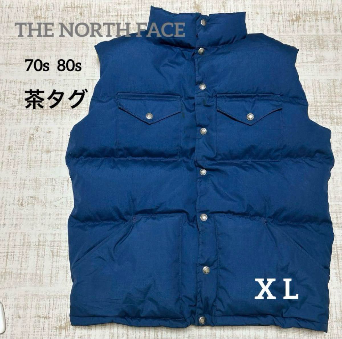 USA製】THE NORTH FACE ダウンベスト XL ヴィンテージ ノースフェイス