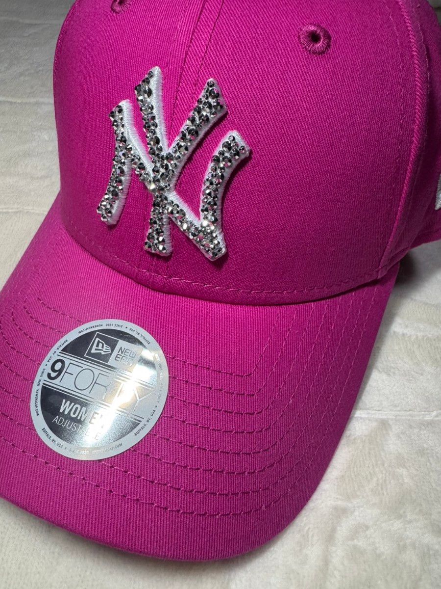 NEWERA ニューエラ キャップ ピンク デコ ラインストーン｜Yahoo