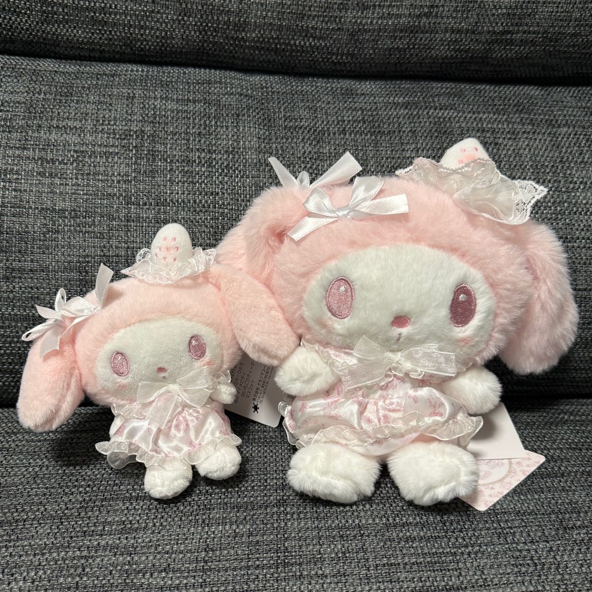 マイメロディ 白いちごのティータイム ふわくたぬいぐるみ&マスコット