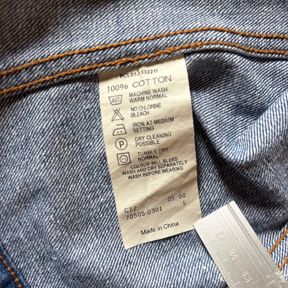 リーバイス 70505 サイズL デニムジャケット LEVIS 00年製 中国製