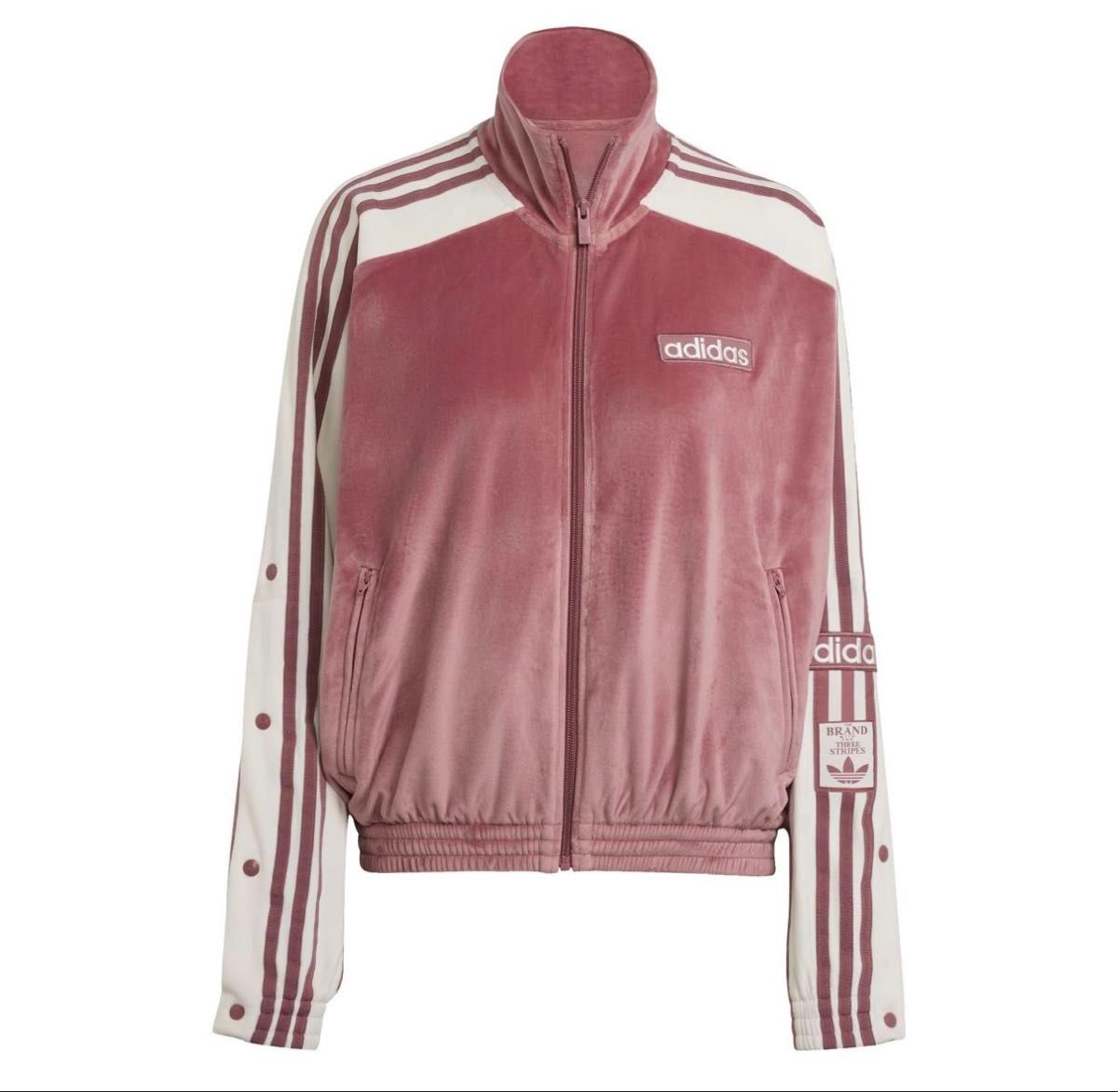 adidas W ADIBREAK VELOUR TT アウター ABC-MART限定 PRELOVEDCRIMSO
