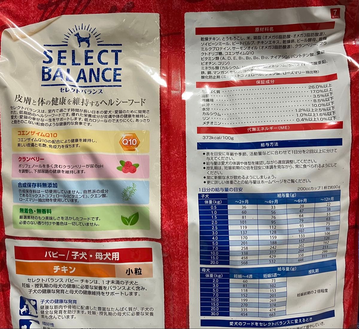 セレクトバランス パピー チキン 7kg｜Yahoo!フリマ（旧PayPayフリマ）