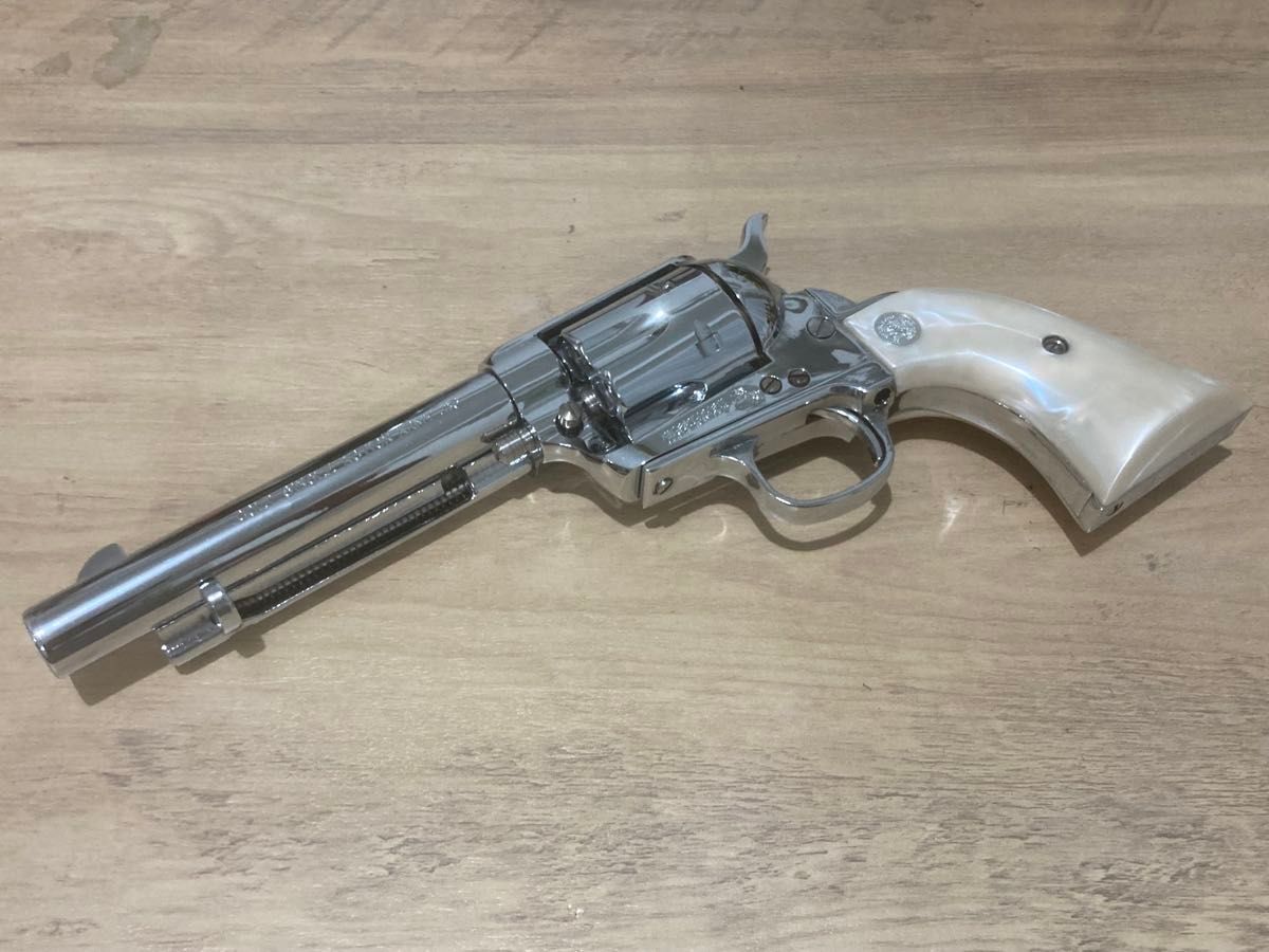 ハートフォード コルト SAA モデルガン ニッケル オールシルバー