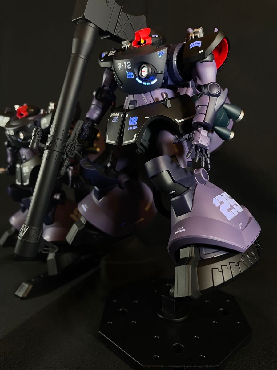 GQ HG 1/144 リック・ドム 全塗装 完成品 オルテガ/ガイア セット