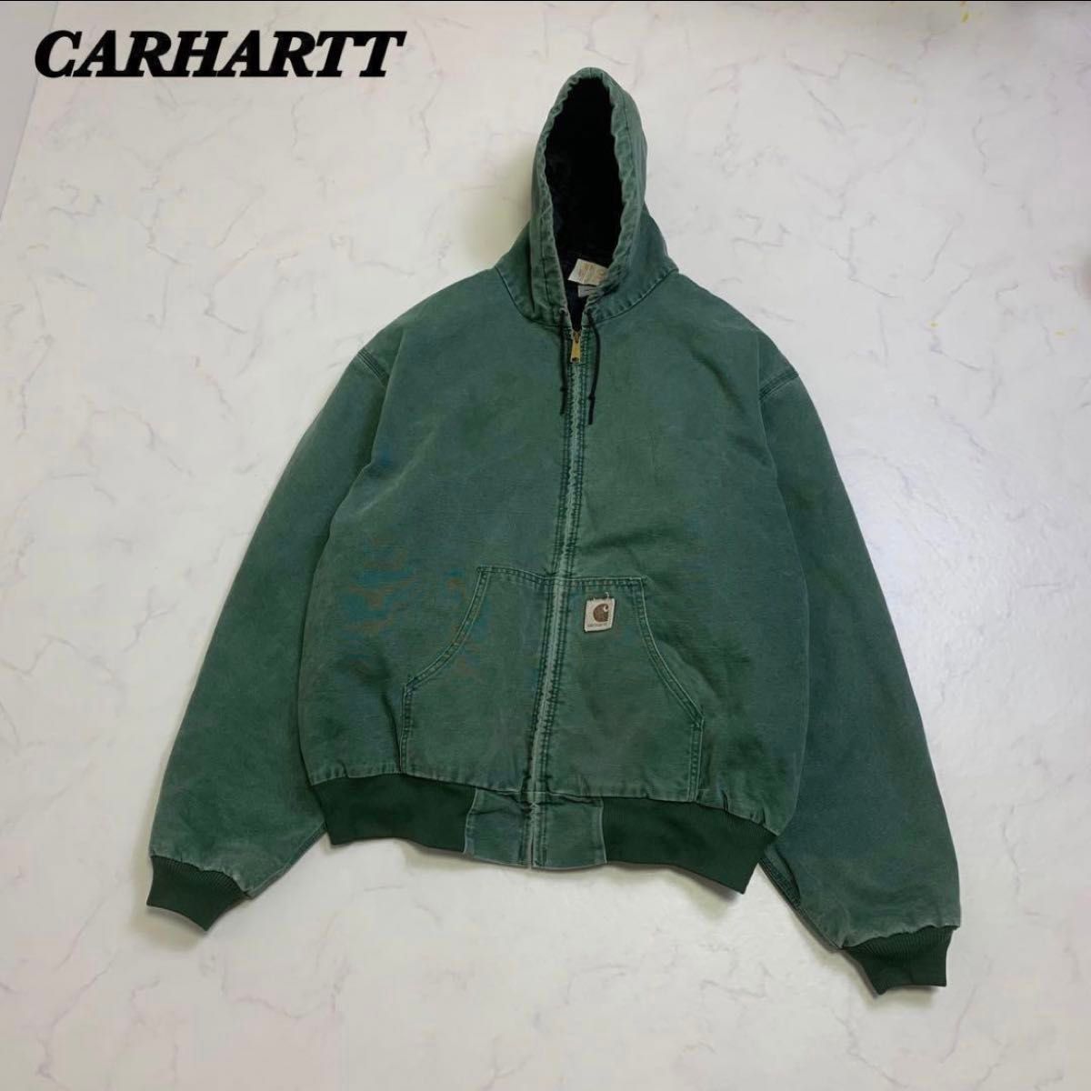 希少】90s 星タグ USA製 カーハート アクティブジャケット 3XL ダック