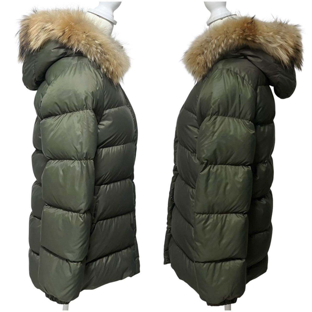 モンクレール MONCLER ダウンジャケット レディース カーキ グリーン