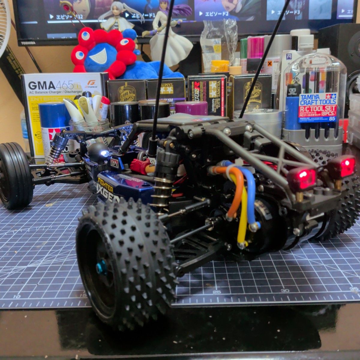 タミヤ DT04 ファイターネクスジェン ブラシレスカスタム LED付き