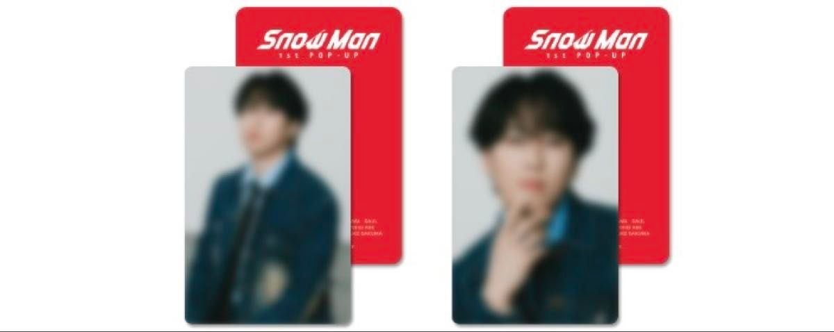 SnowMan 1st POP-UP フォトカード・缶バッジセット 宮舘涼太 韓国 限定