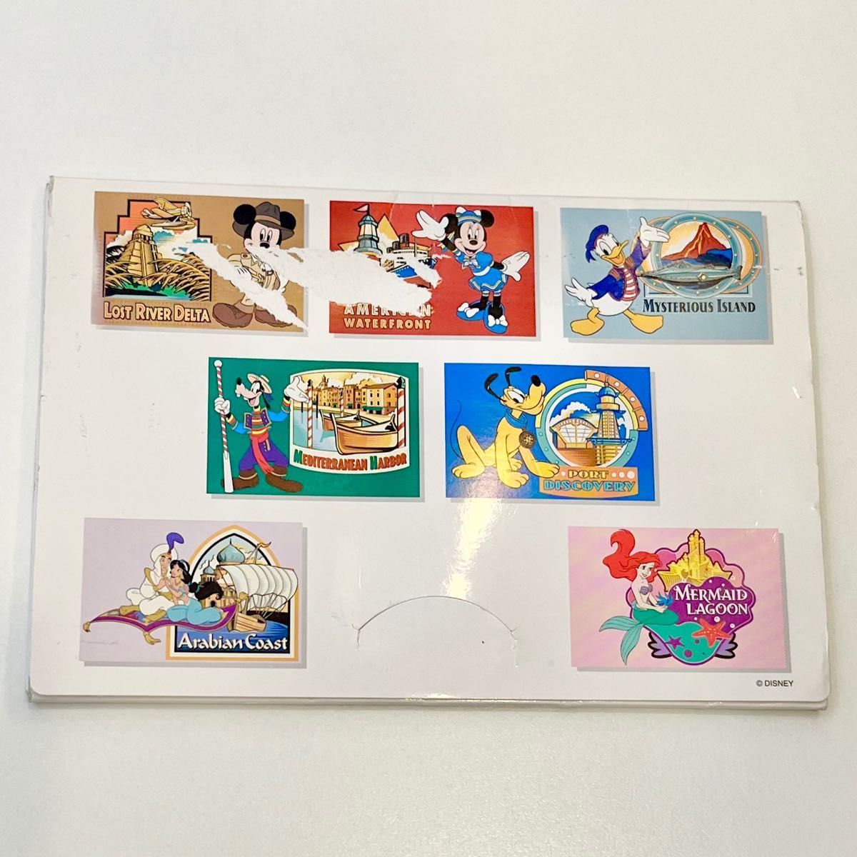 東京ディズニーシー ポストカードセット 7枚組 開園当初 レア品【未