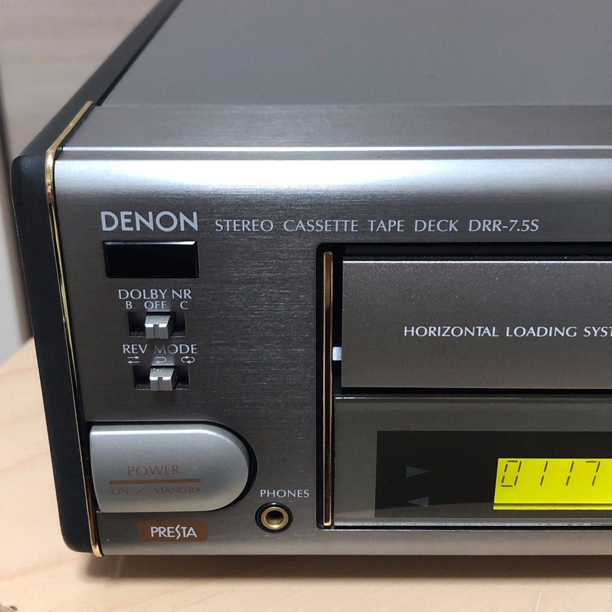 DENON DRR-7 5S STEREO CASSETTE TAPE DECK デノン 録音再生動作品