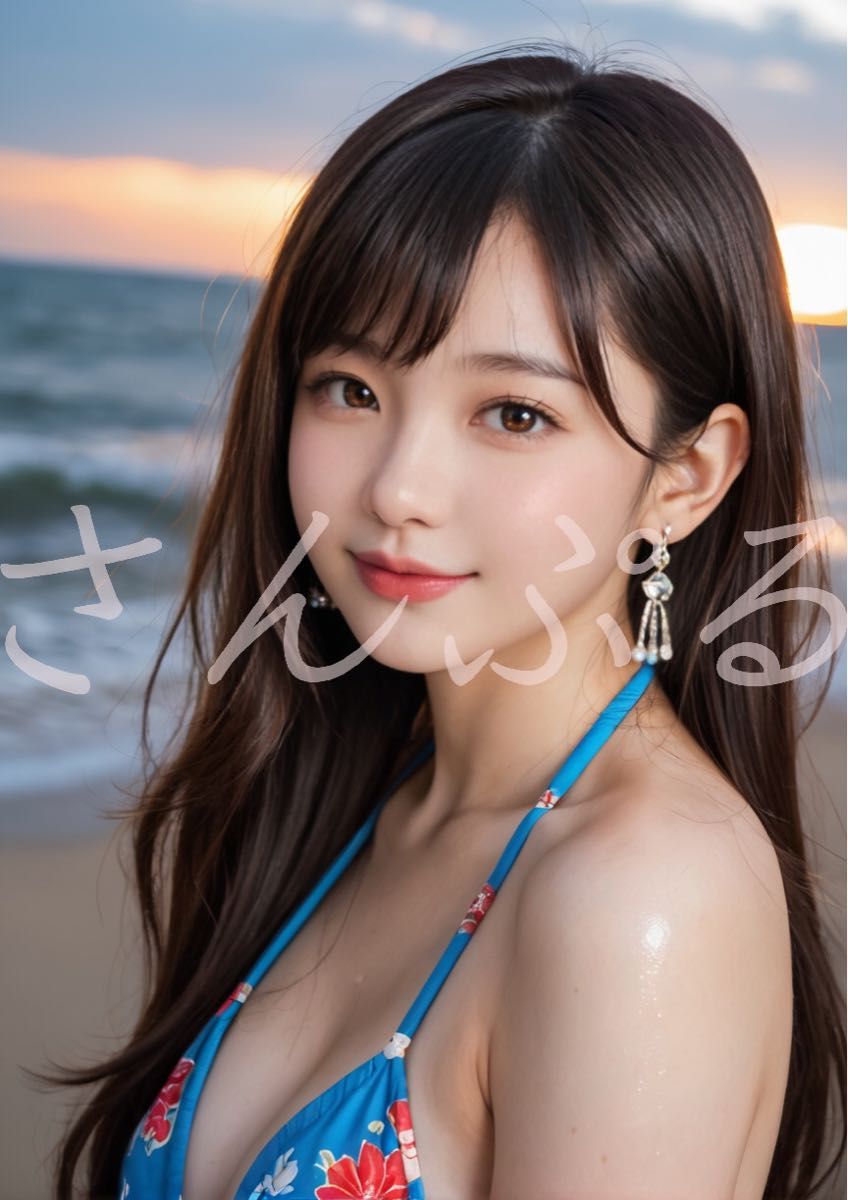 R128 【12点セットAI美女】A4ポスターオリジナル作品｜Yahoo!フリマ
