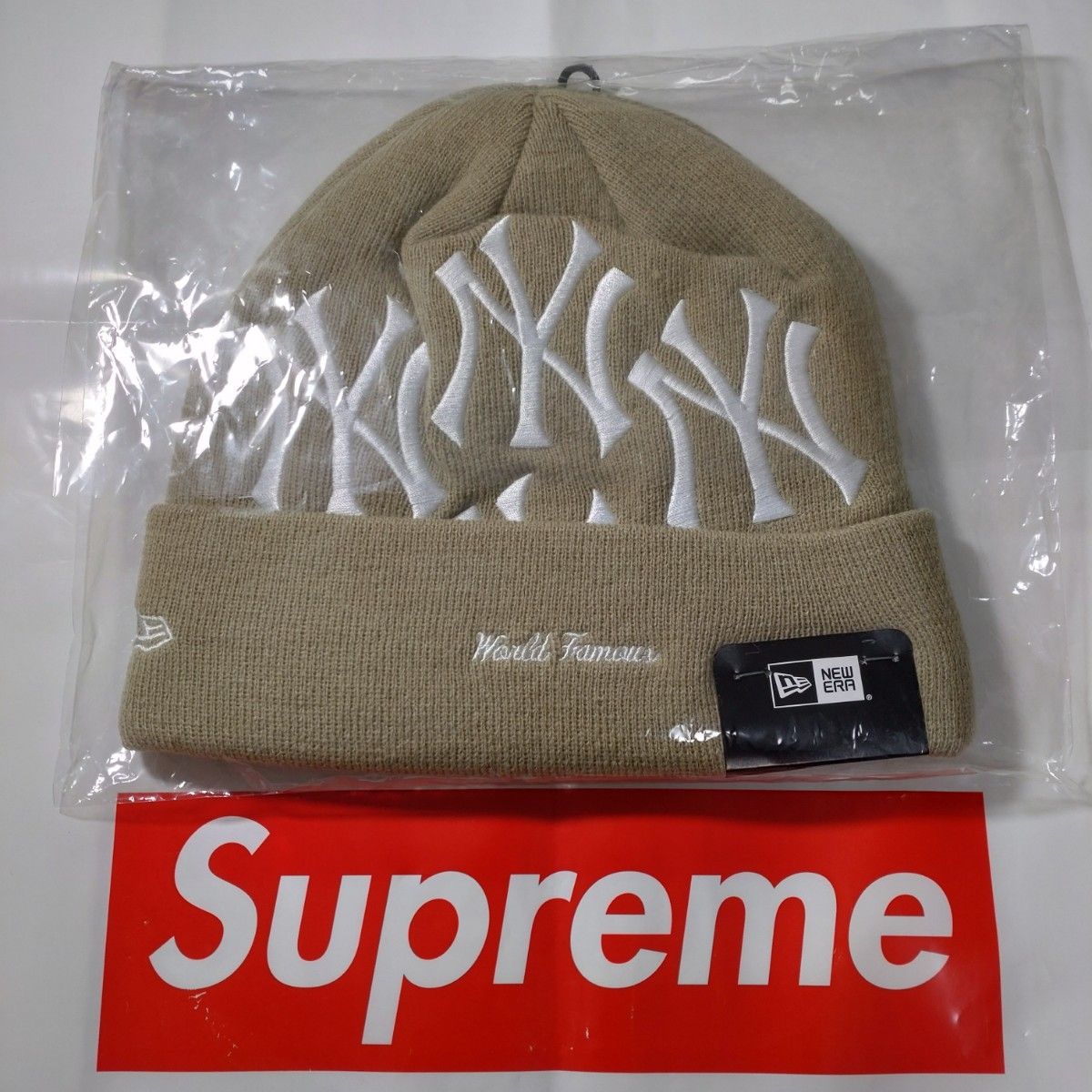 シュプリーム Supreme Yankees New Era Box Logo Beanie チェウォン