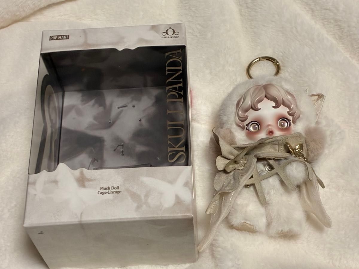 上海限定】SKULLPANDA Plush Doll Cage-Uncage POP MART スカルパンダ