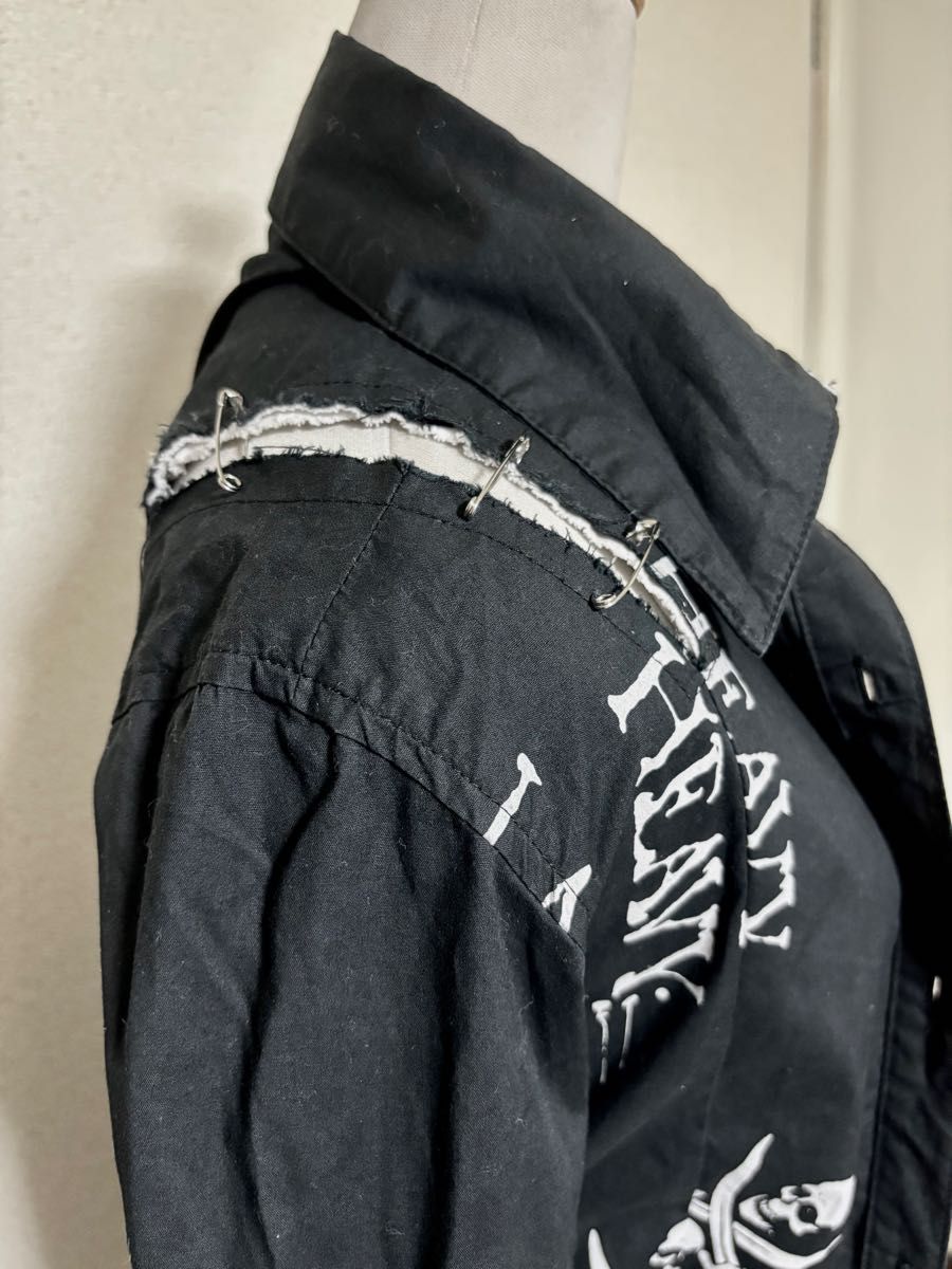 h naoto forever anarchy シャツ ロック ゴシック 黒 エイチナオト