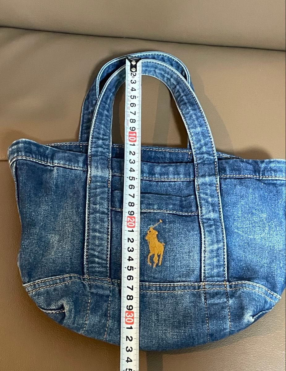 ポロ ラルフローレン POLO RALPH LAUREN デニムミニトートバッグ