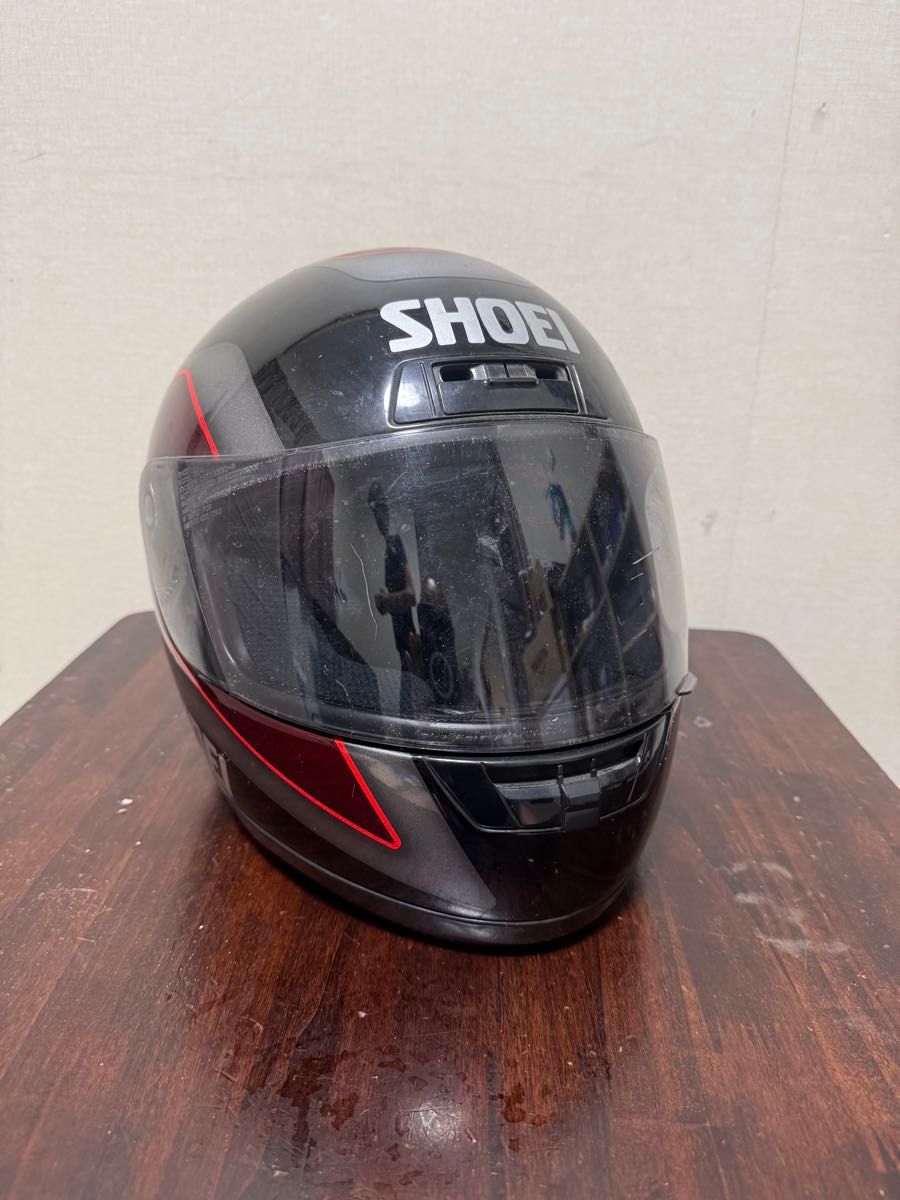 SHOEI フルフェイスヘルメット 黒 赤ライン｜Yahoo!フリマ（旧PayPay