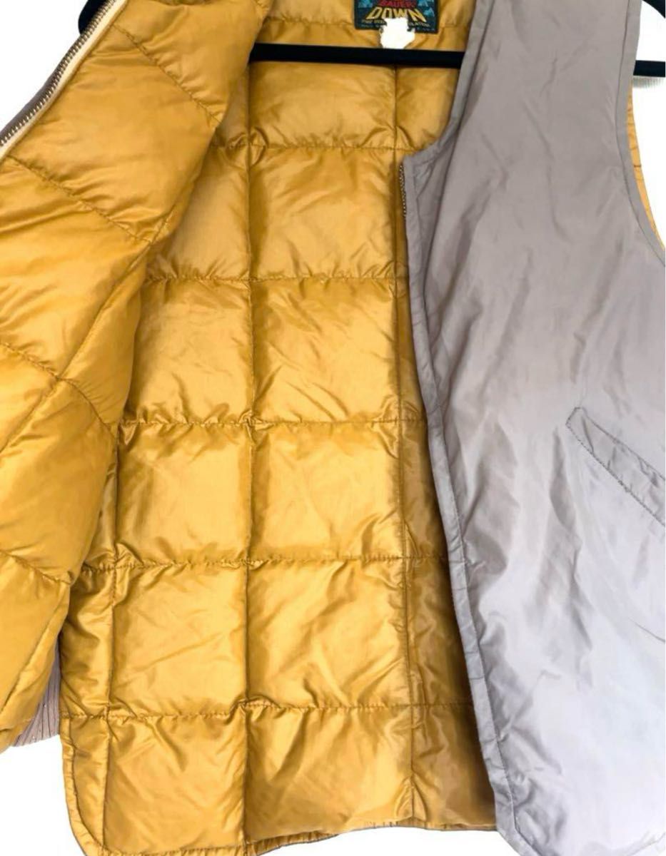 古着 eddie bauer ダウンベスト 日の出タグ 60s 44 ベージュ エディー