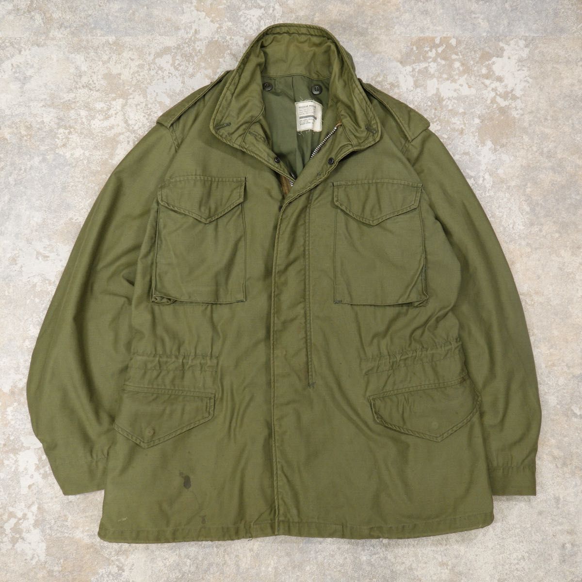 U S Army 70s M-65 フィールドジャケット 2nd アルミジッパー M-R