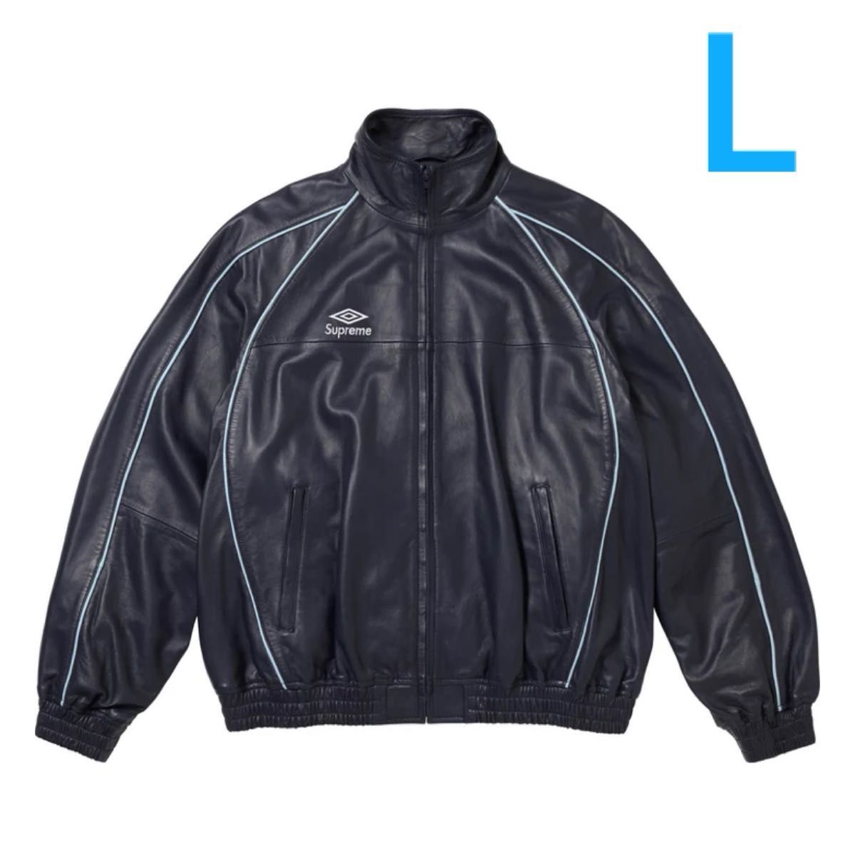supreme umbro leather track jacket navy large｜Yahoo!フリマ（旧