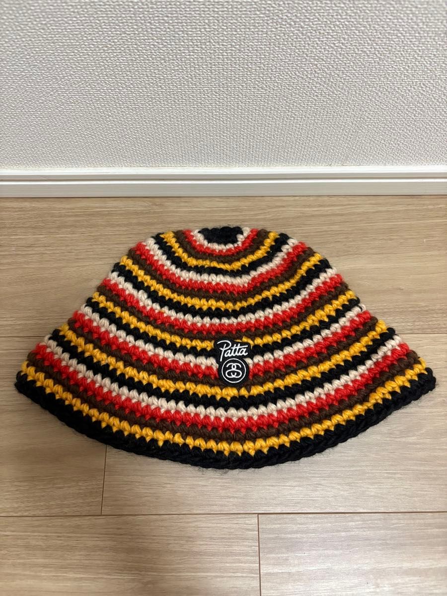 Stussy Patta Striped Knit Bucket Hat Supreme Crusher ハット