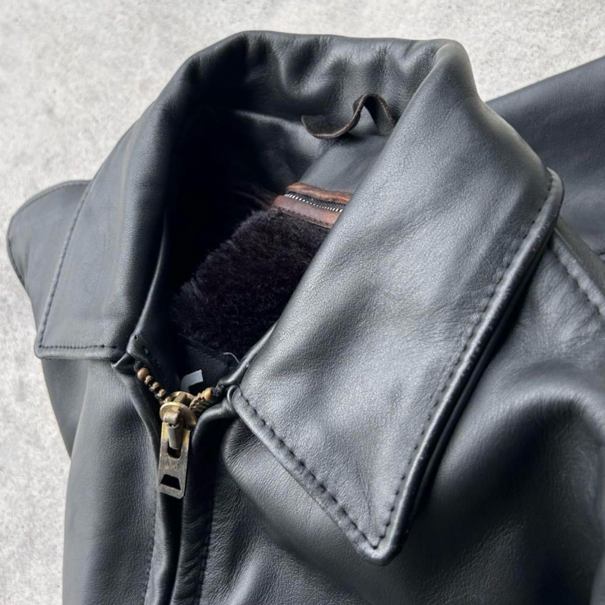 米国製 Schott ショット レザー トラッカージャケット 34 シングル