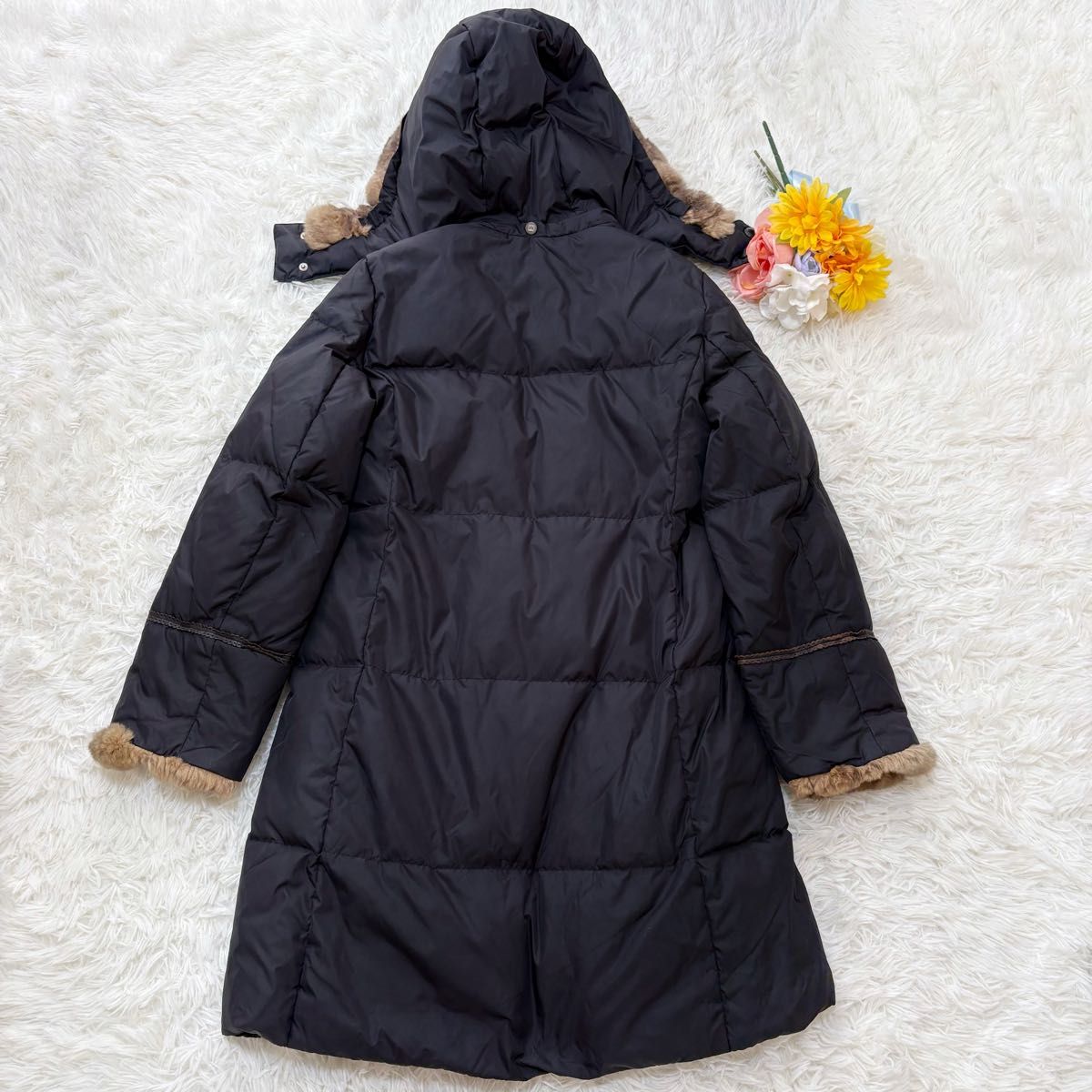 MAX MARA マックスマーラ ダウンコート ジャケット ロング ファー