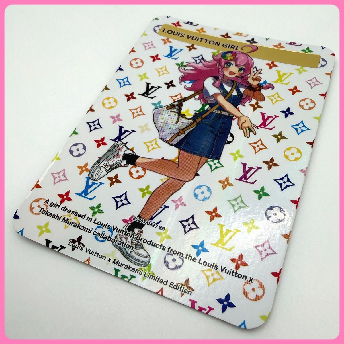 ルイヴィトン 村上隆 LOUIS VUITTON GIRL コレクティブルカード 49番