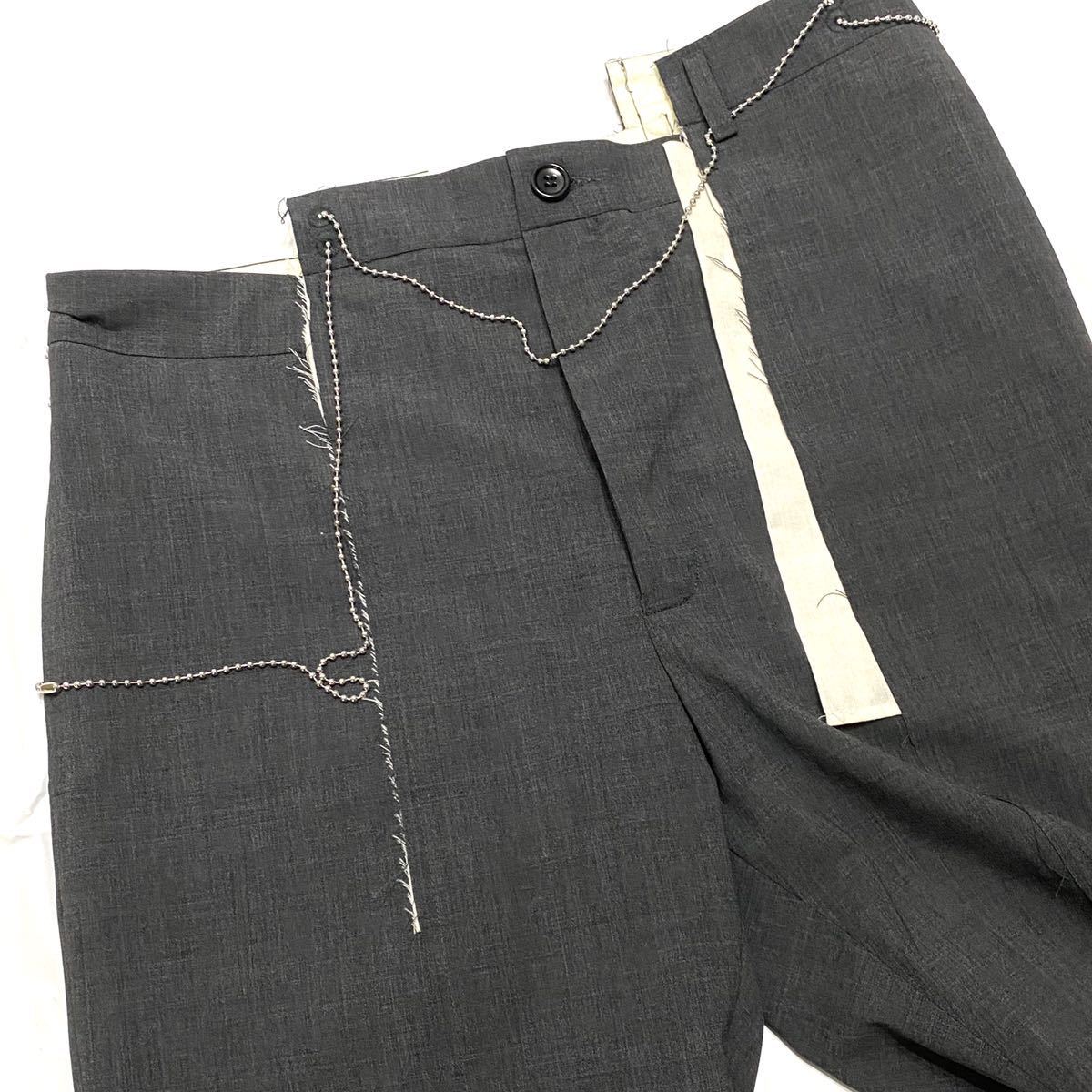 新品】即決 マリアーノ MAGLIANO スラックス リメイク チェーンベルト