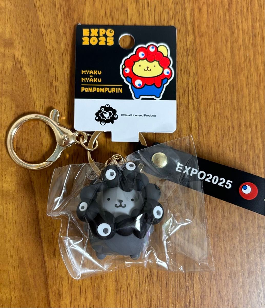 ラスト 大阪関西 万博 ミャクミャク ポムポムプリン モノクロ 黒