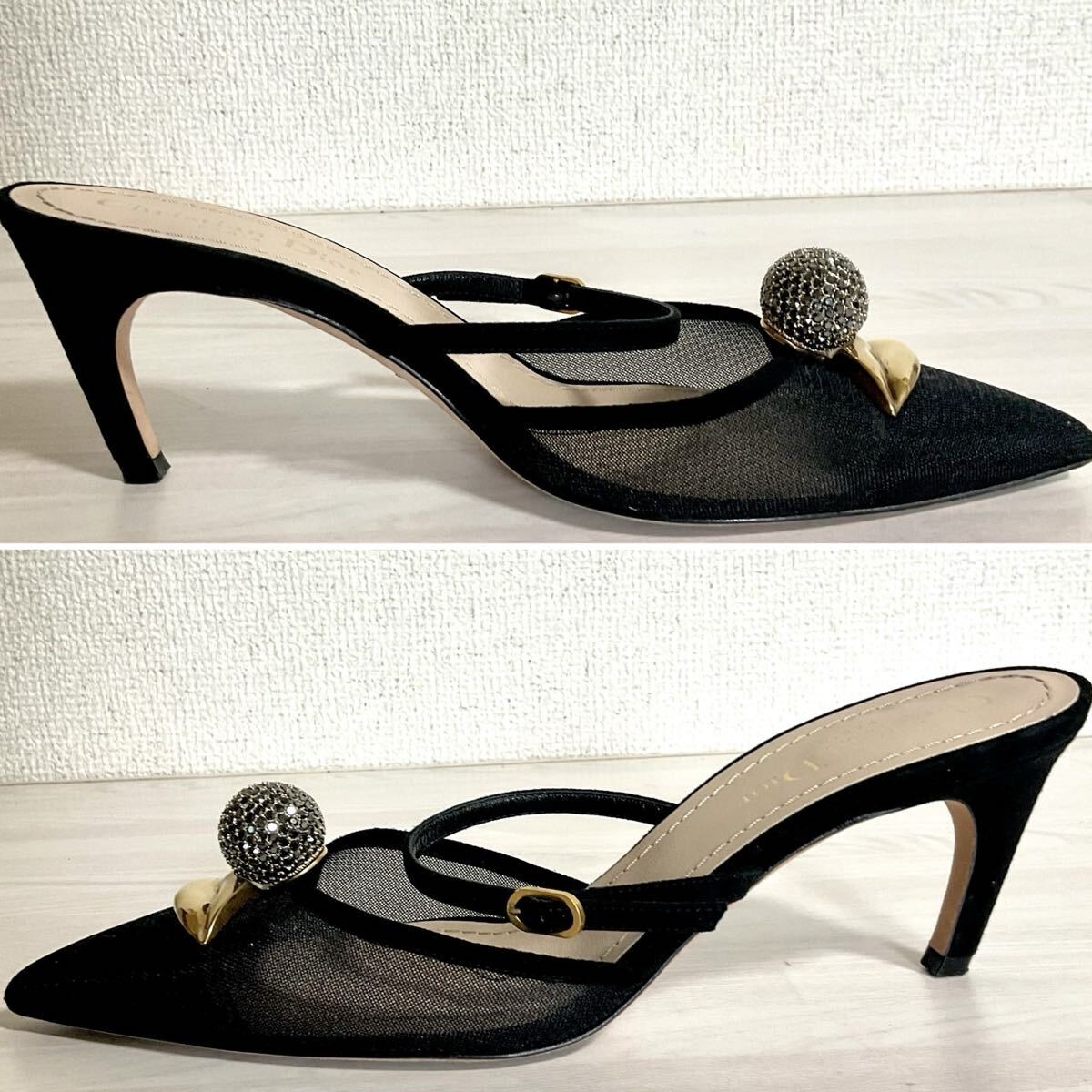 Dior ディオール ミュール パンプス リップモチーフ ヒール ポイン
