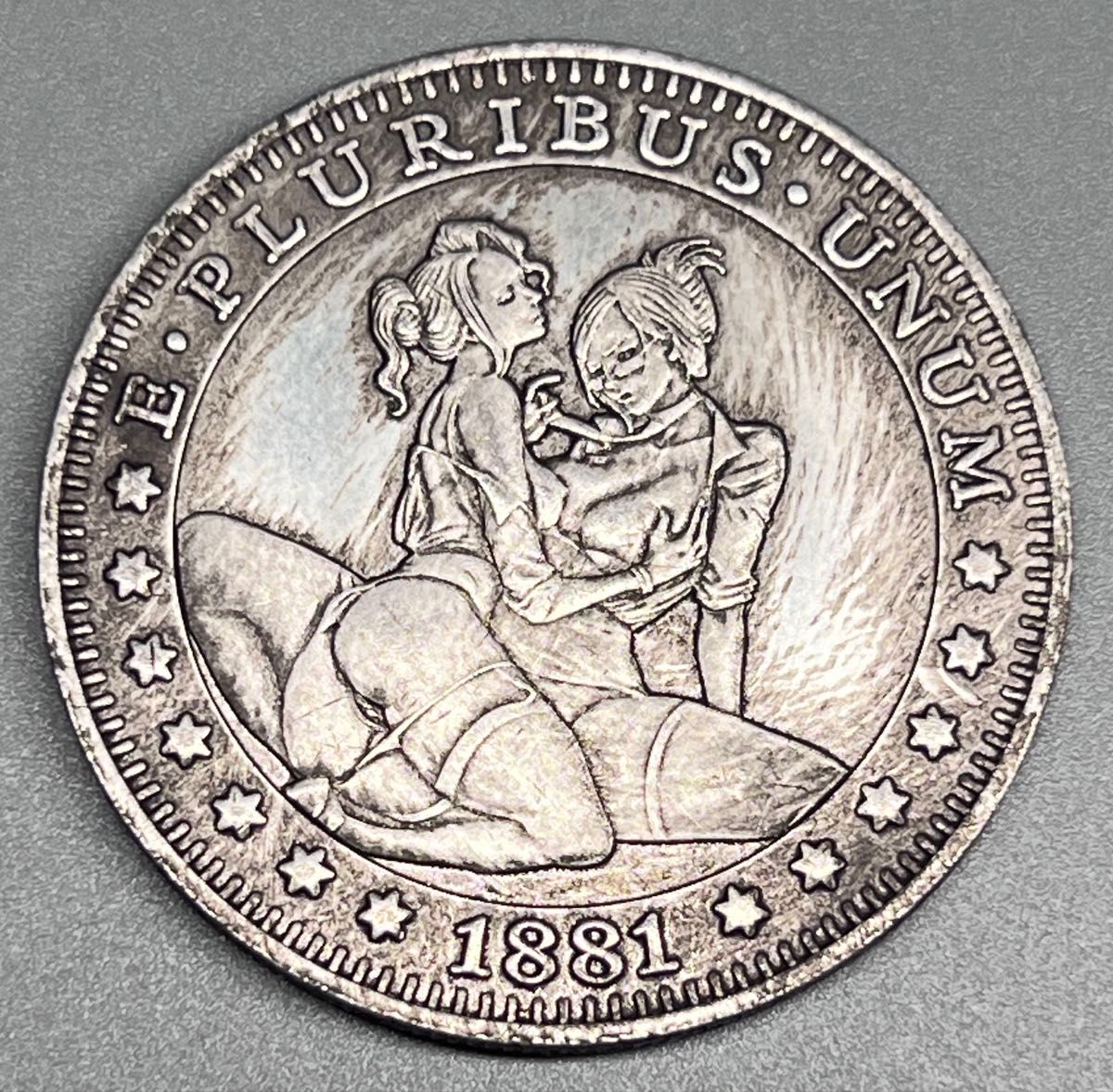 1881年 アメリカ古銭 イーグル 大型コイン モルガン セクシー｜Yahoo