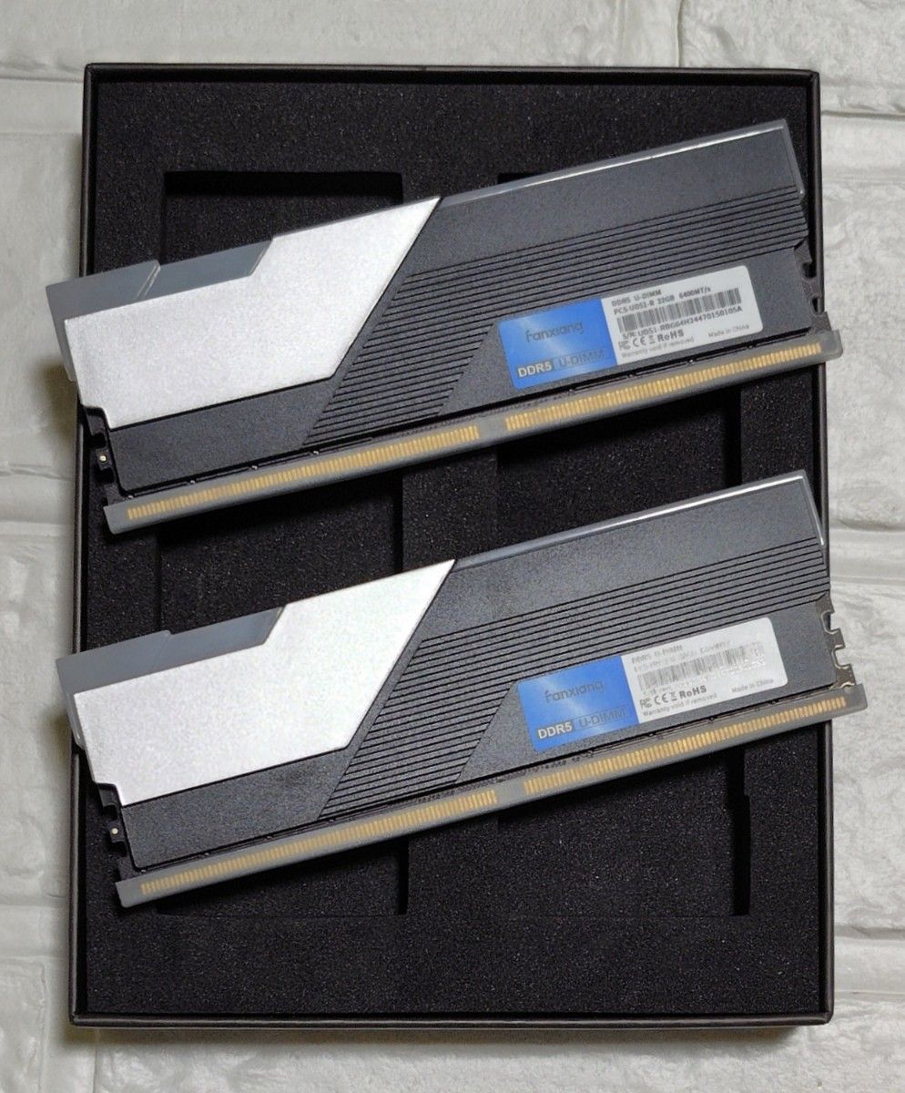 Fanxiang UD51 DDR5 64GB (32GBx2) 6400MHz メモリ 動作確認済み