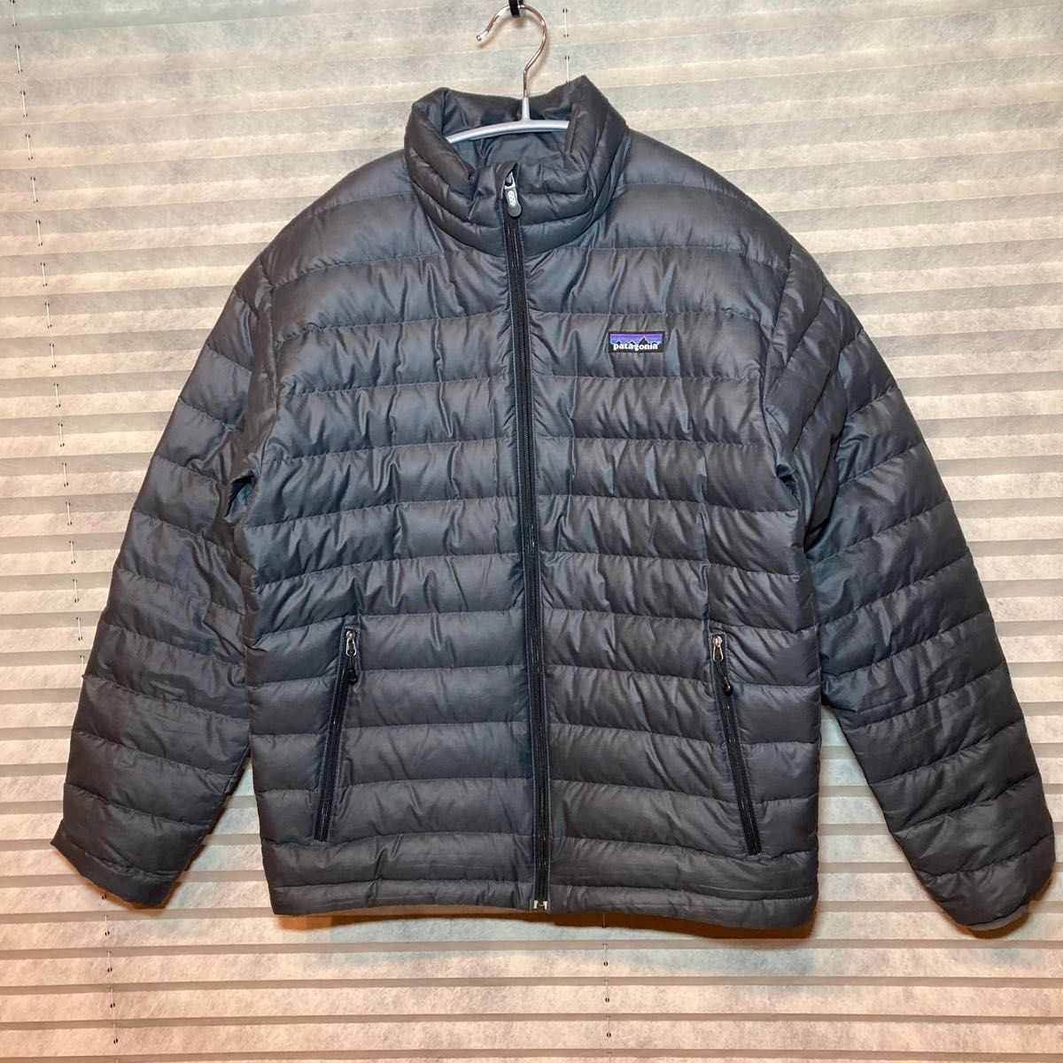パタゴニア ダウンセーター パッカブル グレー MEN'S XS ドローコード