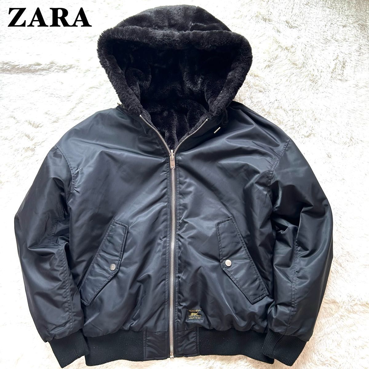 ZARA ザラ リバーシブル ボンバージャケット MA-1 ブルゾン フライト