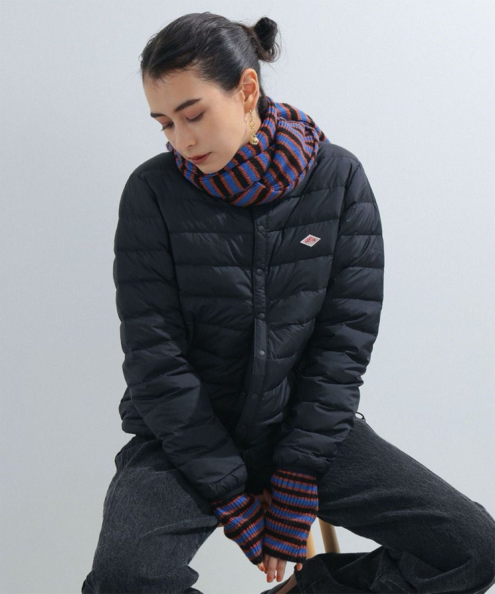 新品未使用】 DANTON クルーネック インナーダウン ジャケット