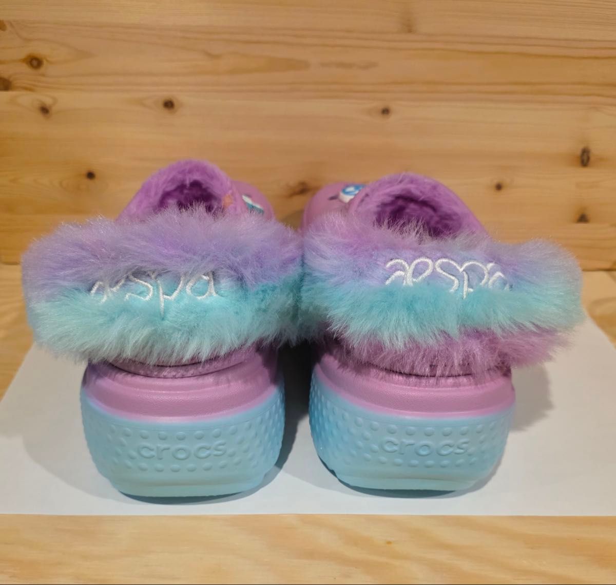 aespa × crocs クロックス コラボ 新品タグ付き 24cm エスパ Stomp