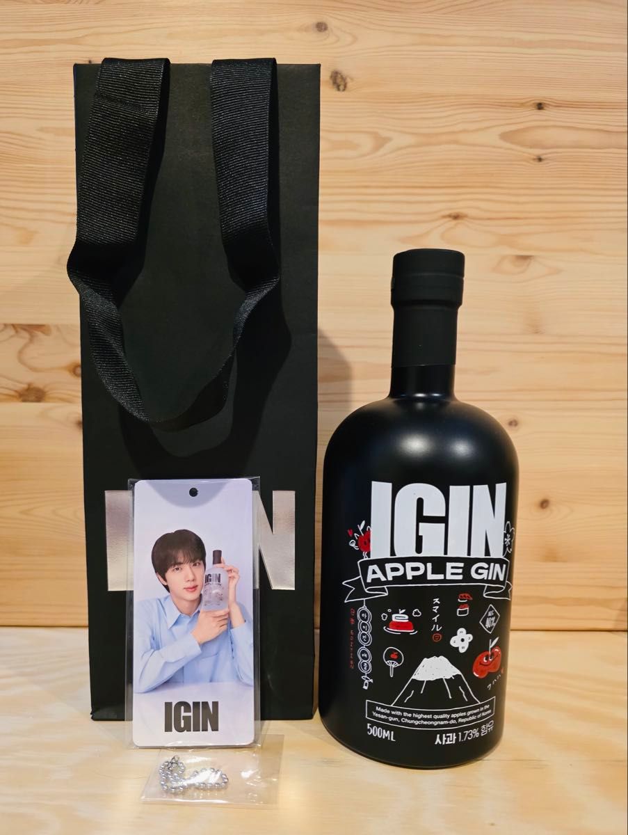 JIN IGIN APPLE GIN JAPAN Edition ポップアップ ネックタグ 付き BTS