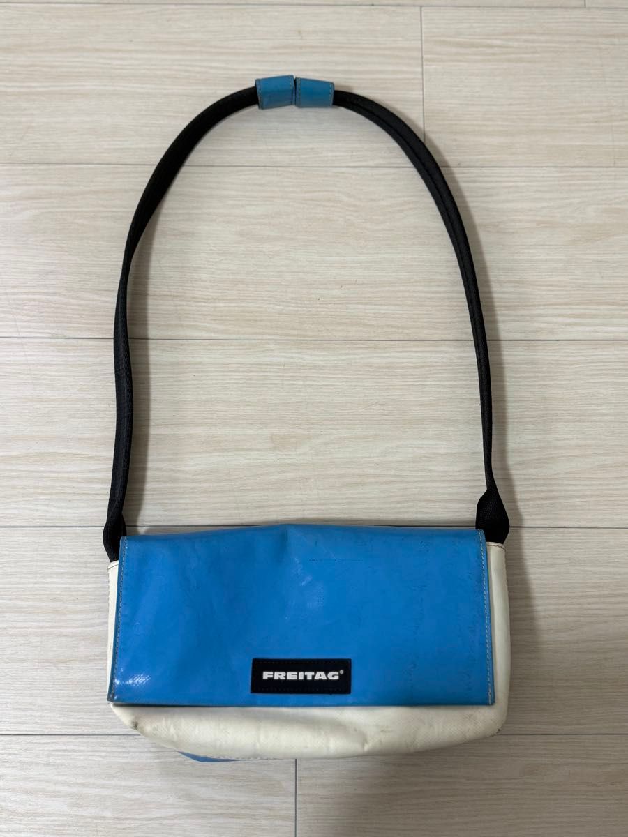FREITAG】廃盤 ミニショルダーバッグ F71 LAURA ブルーホワイト｜Yahoo