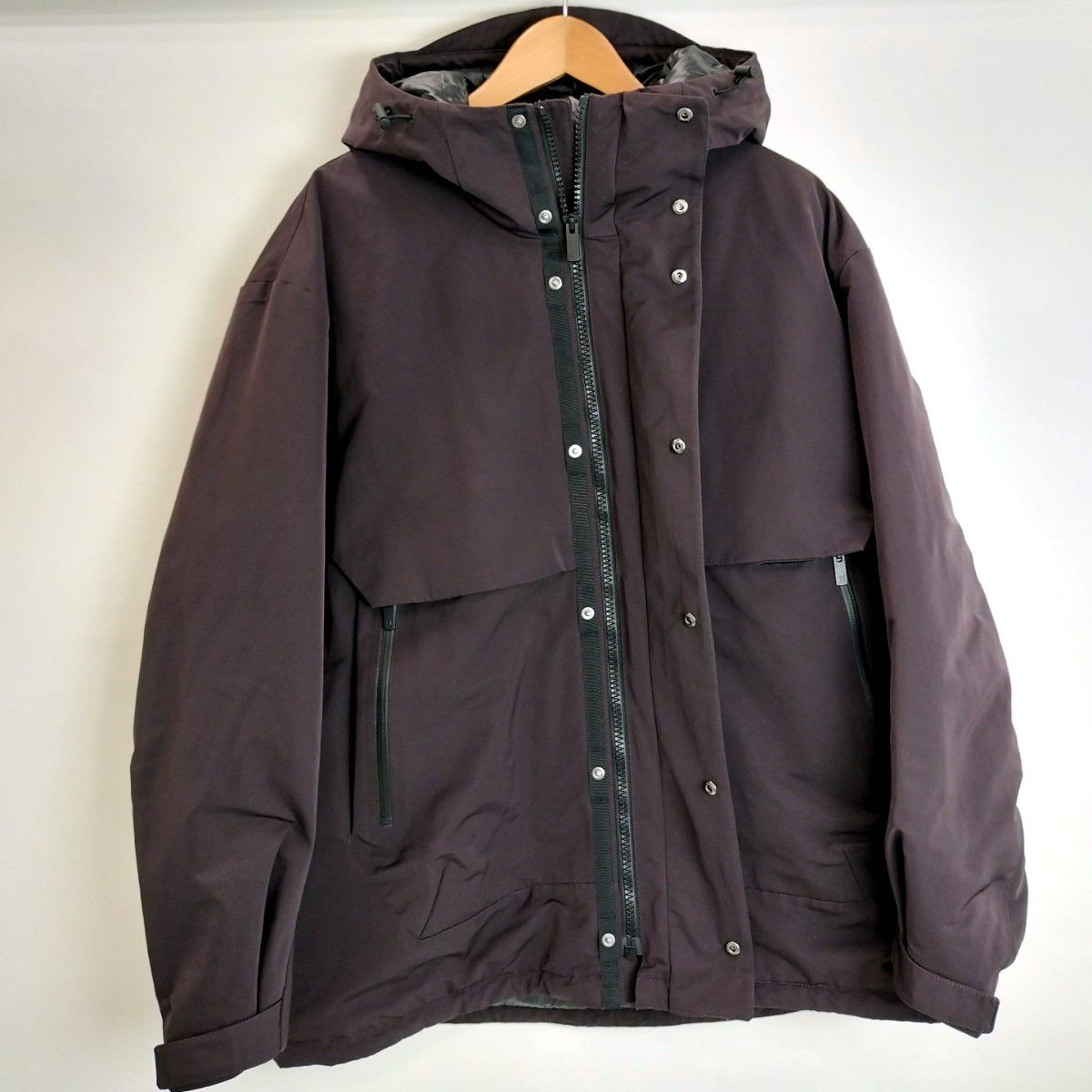 UNIQLO +J ハイブリットダウンオーバーサイズパーカ ワイン L ユニクロ
