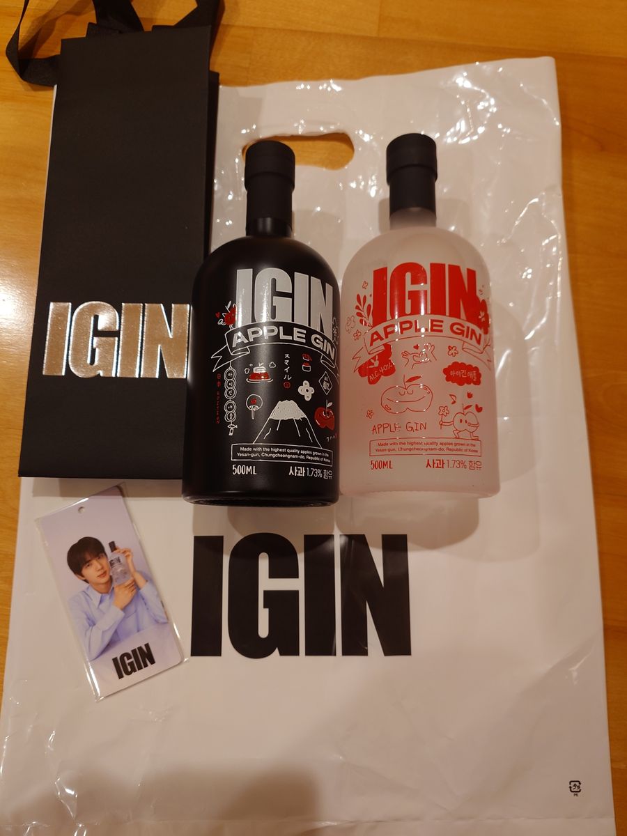 IGIN アイギン APPLE GIN JAPAN Edition BTS Jin ジン 渋谷