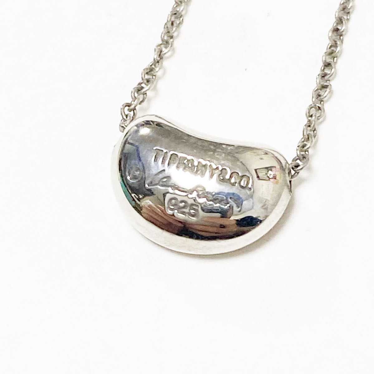 美品】Tiffany ティファニー ビーンズ ネックレス ミニ シルバー925