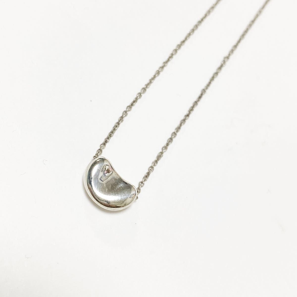 美品】Tiffany ティファニー ビーンズ ネックレス ミニ シルバー925