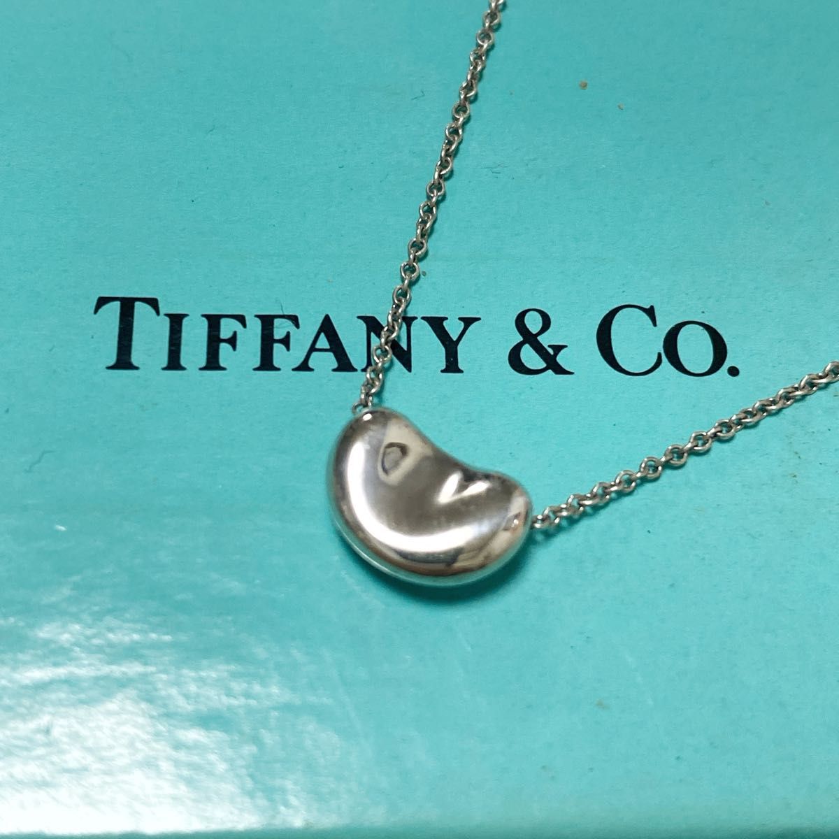 美品】Tiffany ティファニー ビーンズ ネックレス ミニ シルバー925
