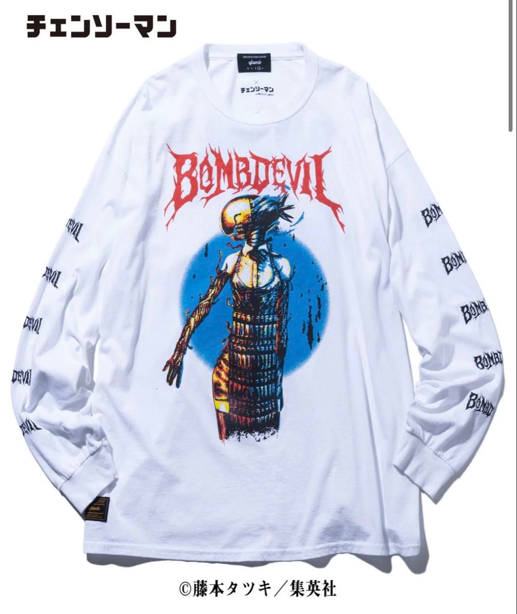 glamb チェンソーマン レゼ 爆弾の悪魔 ロングTシャツ ロンT｜Yahoo