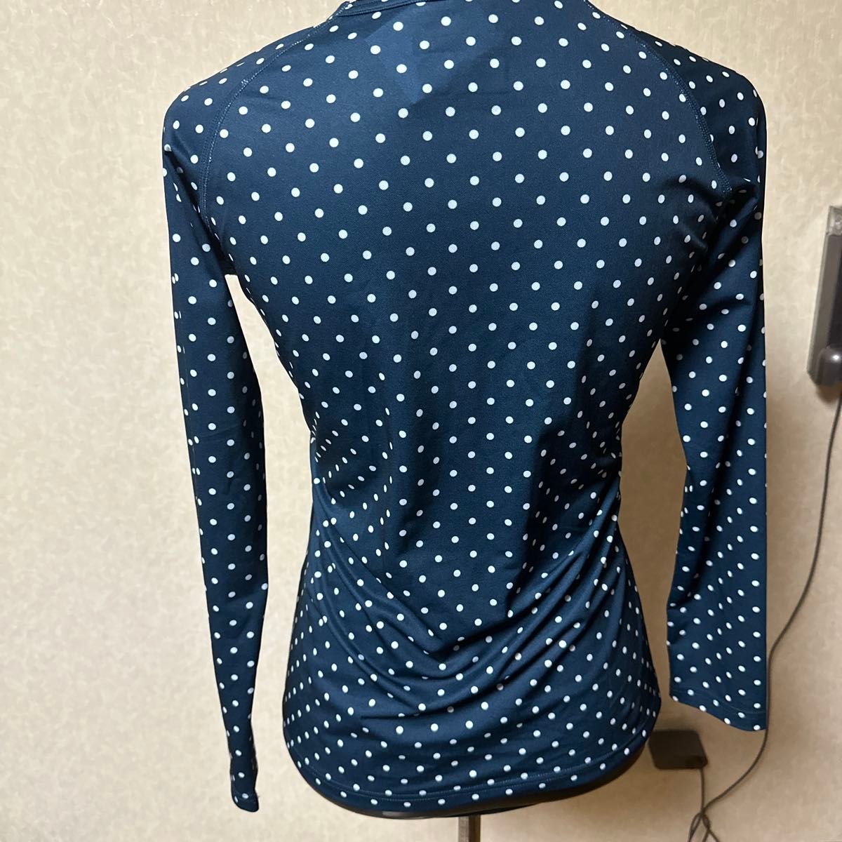Columbia コロンビア ドット柄 長袖Tシャツ ネイビー Mサイズ｜Yahoo